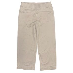 Chico’s Wide Leg Utility Pull-On Ankle Pants Tibet Taupe Women’s Size 1 / US 8